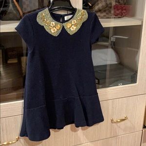 NEW Zara girls size 8 blue dress